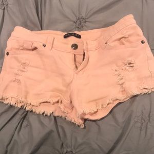 Light pink shorts